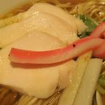 むぎとオリーブ - 鶏・煮干・蛤のトリプルＳＯＢＡ　ズームアップ