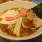 むぎとオリーブ - 鶏・煮干・蛤のトリプルＳＯＢＡ