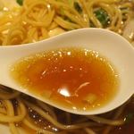 むぎとオリーブ - 鶏・煮干・蛤のトリプルＳＯＢＡ飲む