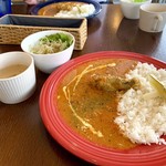 カフェ ショボーン - カレー950円（スープ・サラダ・ドリンク付き）