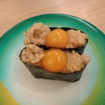すし江戸 - うずら納豆