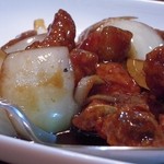 米素多奈弼 - 黒酢のすぶた（アップで）