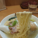 Shinasobaya Touka - 麺リフトアップ