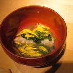 TTOAHISU - 甘鯛の椀物・・もはやフレンチではない！？優しい味で美味しいんですよ～。