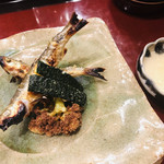 滋味 康月 - 琵琶湖のモロコ！本日のメインディッシュでしょ♡