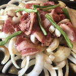 馬肉料理 吉兆 - 馬肉バラ焼きアップ