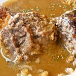 木香里 - ハンバーグ断面