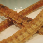 うなぎ 魚政 - 骨せんべ