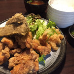 Fuudo - 鶏と牛蒡の唐揚げ膳 1,000円税別