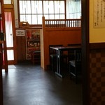 和食処清恵 - 着席した場所から出入口を撮影。