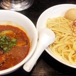 大勝軒まるいち 赤羽店 - 麻辣つけ麺（辛口）