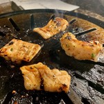 焼肉 炎焚 - 上ミノ、白ホルモン