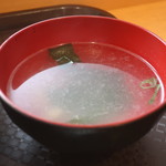 Mr. チャーハン - わかめとねぎのスープ