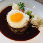 洋食 つばき - A5和牛のハンバーグ