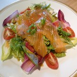 洋食 つばき - スモークサーモンサラダ