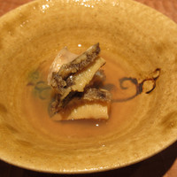 酒事と飯事 黄瀬戸 - 煮物 煮あわび