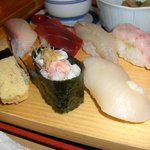 寿司居酒屋 日本海 - 日替わり握り寿司（通常の握り）
