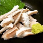 Bigfin reef squid tentacles with wasabi