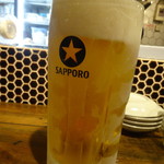 Kashira - ビール大ジョッキ　￥750（税抜）