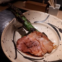 汐見 - 鴨ロースとアスパラガス