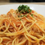 ハシヤ - チキンのトマトソーススパゲッティ大盛