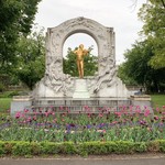 Meierei im Stadtpark - ヨハンシュトラウス像