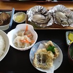 展望レストラン 鶴見海望パーク - 旬の焼き牡蠣定食
