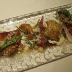 リストランテ サクラ - トリッパのフリット　白いんげん豆　アメーラトマト　ヨーグルトソース