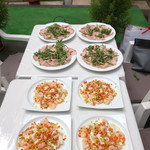 エビスエスクラッシコ - 前菜が並びます