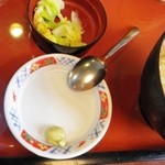 まるまつ - お新香など