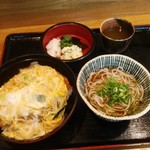 そば宏 - カツ丼定食ご飯大盛り