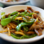 中国四川料理石林 - 青椒肉絲