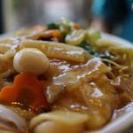 中国四川料理石林 - やはりカタ焼きそばは細麺に限る