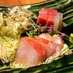 すみや亀峰菴 - 金目鯛昆布〆、まぐろ、さより