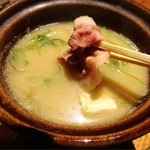 すみや亀峰菴 - 猪肉の柔らかいこと…ପ(⑅ˊᵕˋ⑅)ଓ