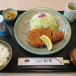 Tonkatsuwakou - 特選 ロースかつ定食（1650円）