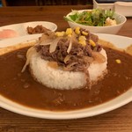 大崎一番家 - 【大崎一番・牛スタミナカレー（温玉付）…880円】♫2019/5