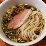 麺屋 六感堂 - 実山椒薫る鴨ざる蕎麦（合鴨コンフィ添え）