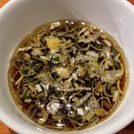 麺屋 六感堂 - 実山椒薫る鴨ざる蕎麦（合鴨コンフィ添え）