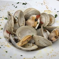 PIZZERIA347 by il pinolo - ふさこがねの米粉パスタ 船橋三番瀬生海苔とホンビノスのアーリオオーリオ