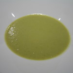 レストラン メルキュール - グリンピースのポタージュ