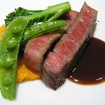 レストラン メルキュール - えひめ黒牛ザブトン肉のソテー