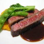 レストラン メルキュール - えひめ黒牛ザブトン肉のソテー