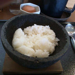 をうみ - 石焼雑炊セット（ごはんを入れて）