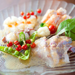 ペスカ - ≪本日のカルパッチョ≫毎日市場に足を運び、厳選された魚達は鮮度バツグン！！