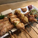 ★串焼き定食（950円）ご飯半分（-50円）★