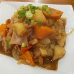 モンゴルレストラン郷 - 豚肉と漬け白菜の煮物 ￥900