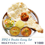 インドカレー＆ナン ムンバイ - 料理写真:BBQ＆ダブルカレーセット