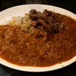 カレーキッチン ガサ - ガッサラムキーマ鹿のせ