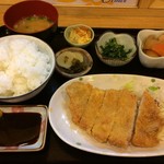 Ouchinogohan Karen - H.31.4.10.昼 日替り定食：トンカツ 750円税込